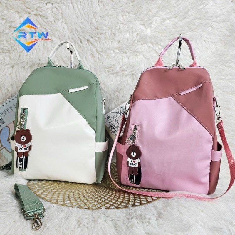 MDY - REALPICT  ZOE PLUS BACKPACK JIMS HONEY 100% ORIGINAL Tas Anti Maling Ransel Wanita - Tas Fashi