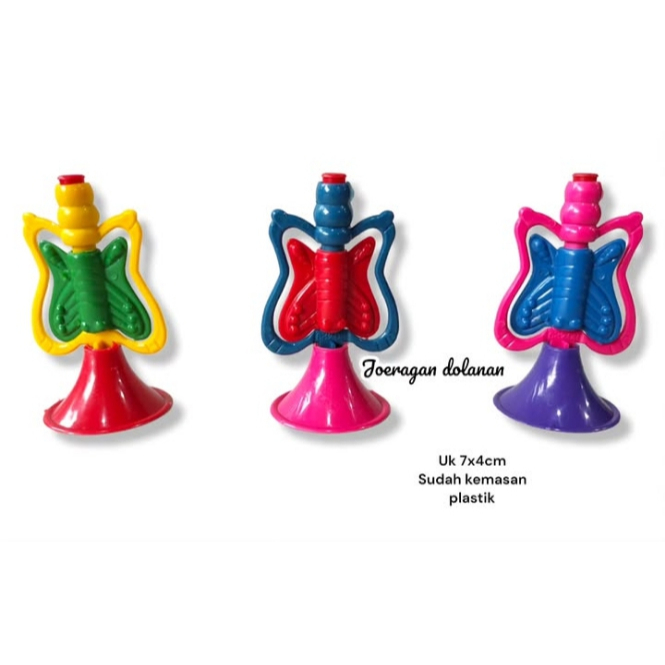 10pcs Mainan Peluit Kupu-kupu