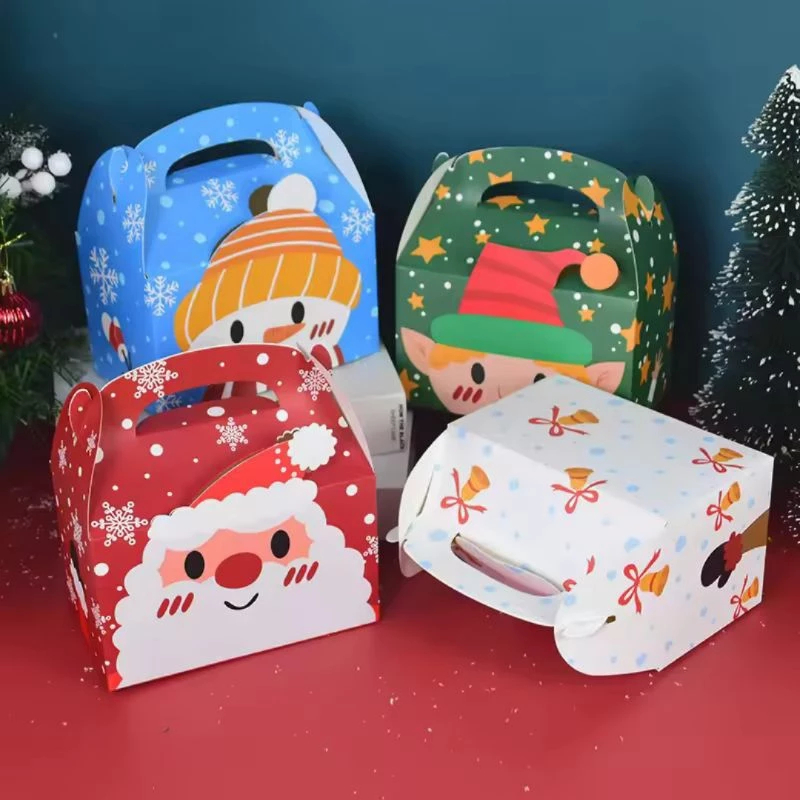 

DYPACK CHRISTMAS GABLE BOX LUCU / SNACK BOX NATAL/ KOTAK HADIAH NATAL LUCU GB-XMAS 3D
