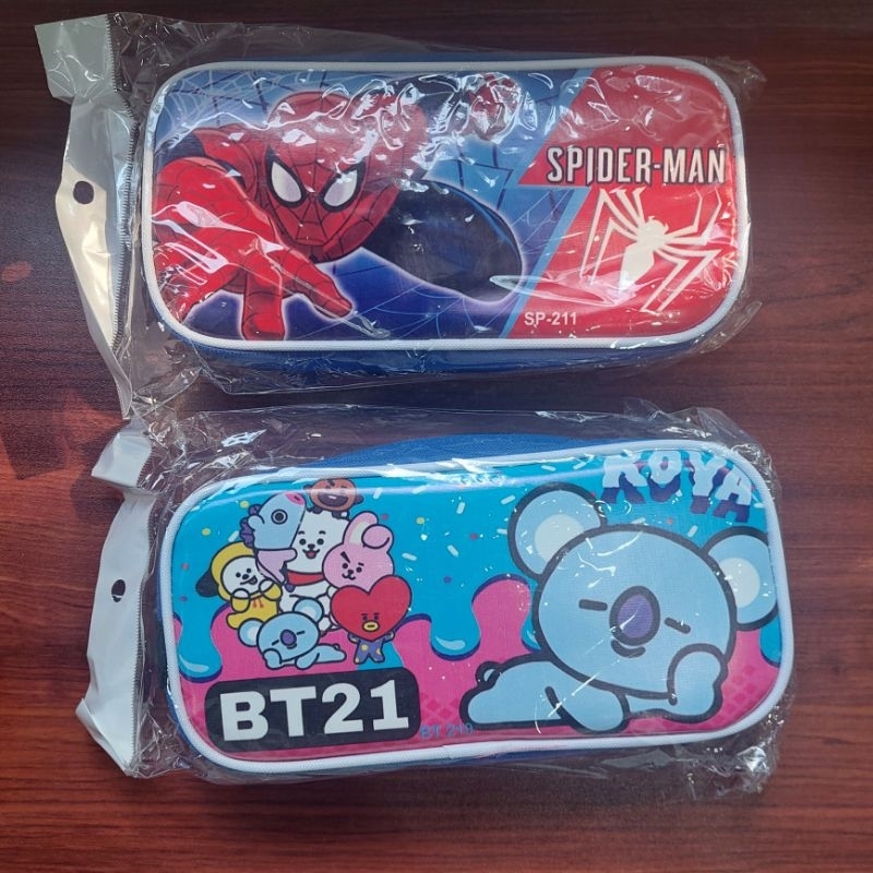 

TEMPAT PENSIL KOTAK PENSIL BT21 SPIDERMAN