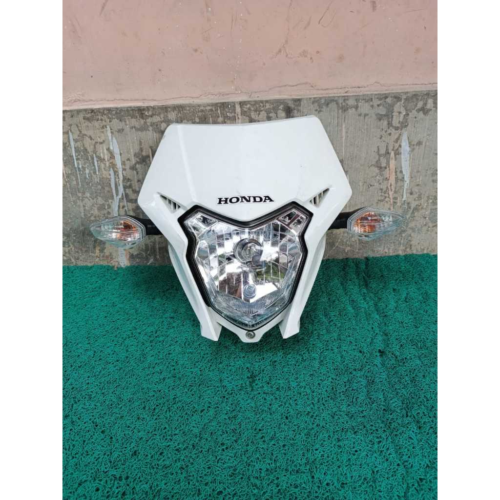 Headlamp Honda CRF 150 L Warna Putih Lampu Depan CRF Original Copotan Motor