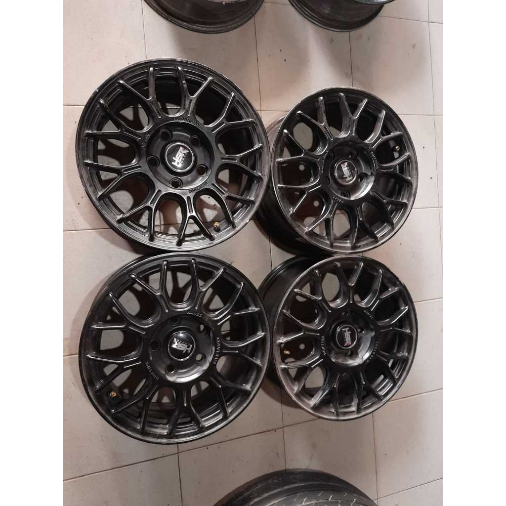 VELG MOBIL SECOND BEKAS HSR RAI S5 RING 15 LEBAR 6,5 PCD 5X114 COCOK BUAT MODIF ERTIGA APV LUXIO XPA