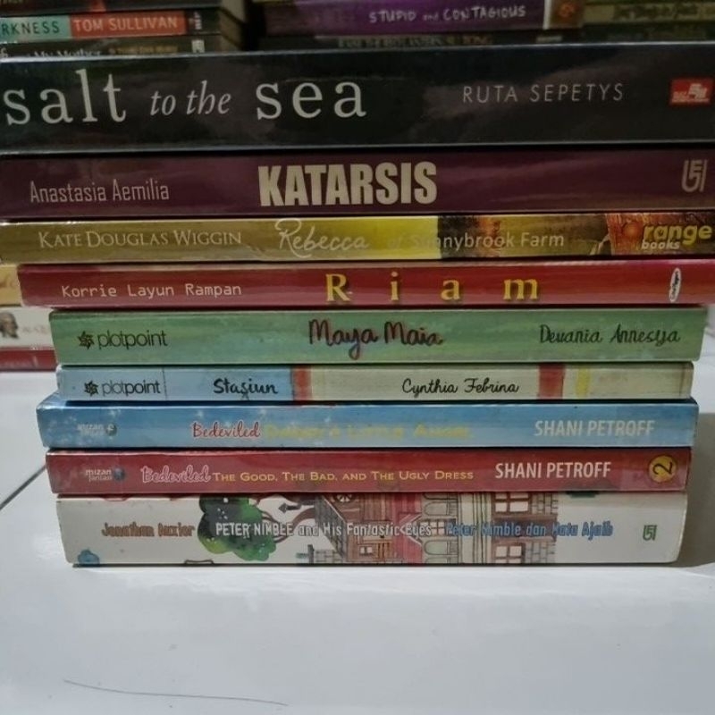 Aneka Novel Murah Preloved ORIGINAL | Salt to the Sea - Ruta Sepetys | Katarsis - Anastasia Aemilia 