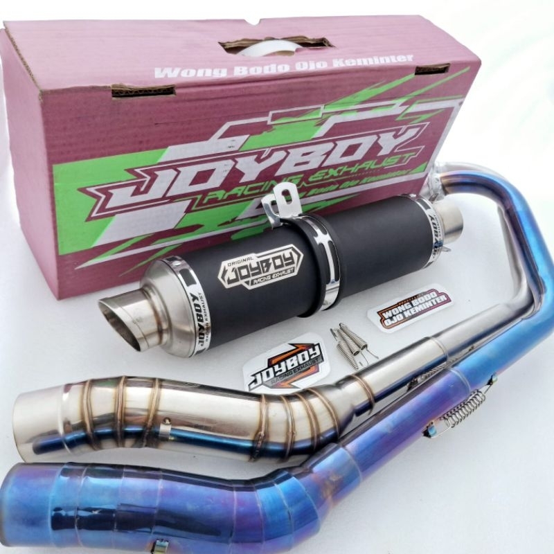 MODEL TERBARUKNALPOT JOY BOY RACING ORIGINAL SUARA NGEBAS Gerung Knalpot satria fu Vixion New Mx kin