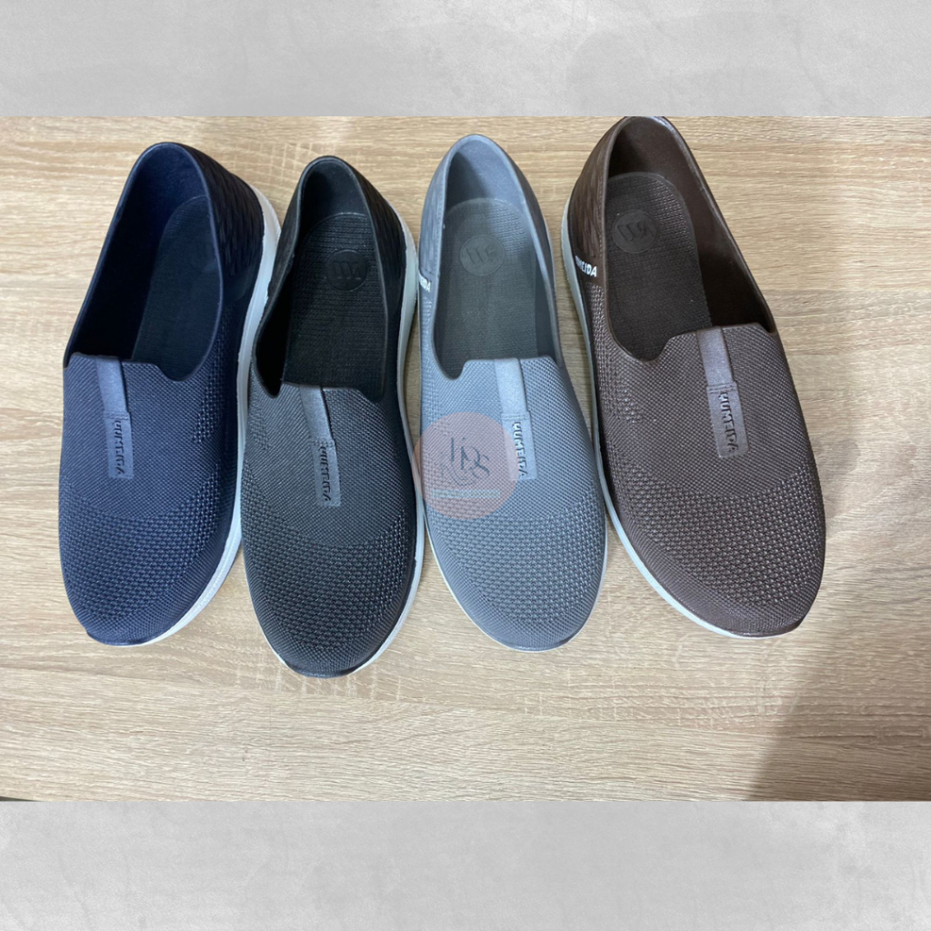 KDS | Yumeida G-2301L Sepatu Pansus Karet Pria Dewasa/ Sepatu Kerja Cowok model Simple Kasual Lentur