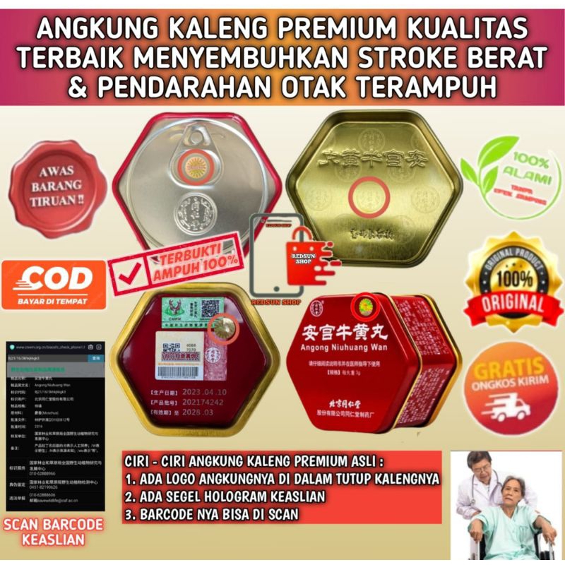 ANGKUNG KALENG PREMIUM ASLI OBAT STROKE , EPILEPSI & RADANG OTAK TERMANJUR