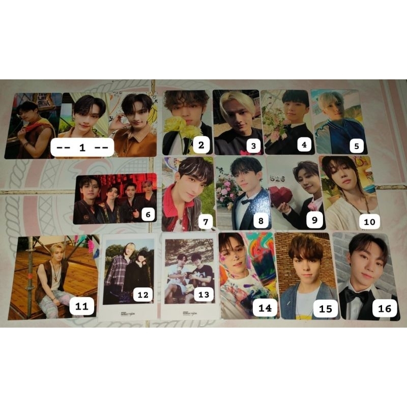 

photocard seventeen (heaven weverse ver, binder+booklet, nana tour)