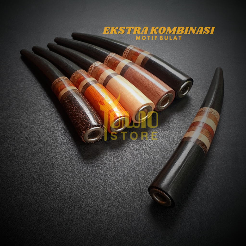 pipa rokok kombinasi kayu langka galih asem stigi kelor hitam liwung