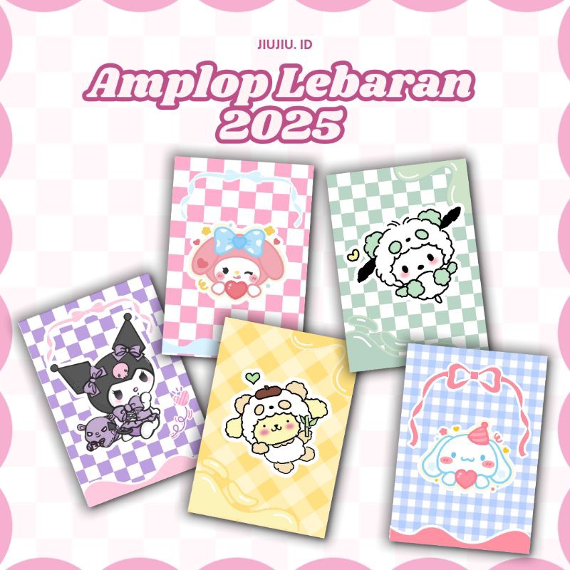 

JiuJiu. id | Amplop Lebaran Sanrio Viral size MEDIUM 1 PACK ISI 10PC