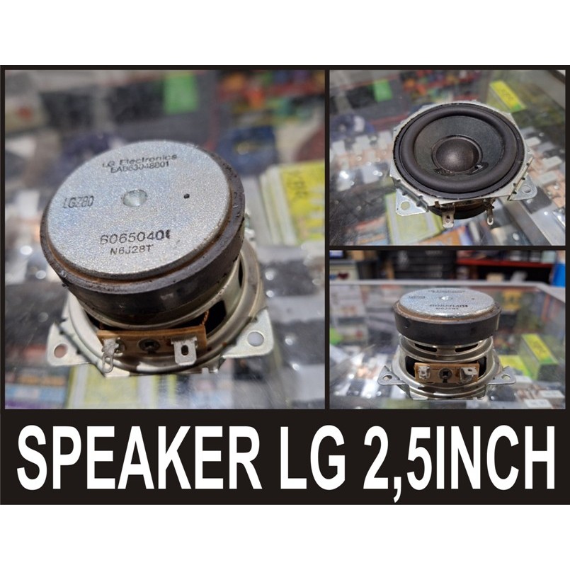 SPEAKER VOKAL BASS 2.5INCH KENCANG 2.5 INCH DOUBLE MAGNET LG ORIGINAL WOOFER