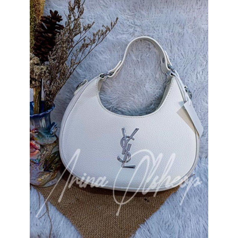 Yves Saint Laurent Tas Tangan/Slempang Kulit import asli