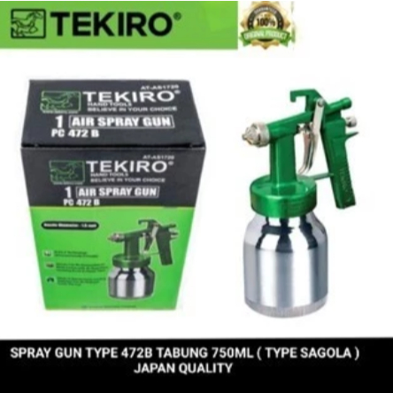 tekiro spray gun semprotan cat jaminan asli original