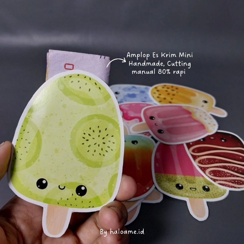 

AMPLOP LEBARAN 3D ES KRIM MINI UNIK