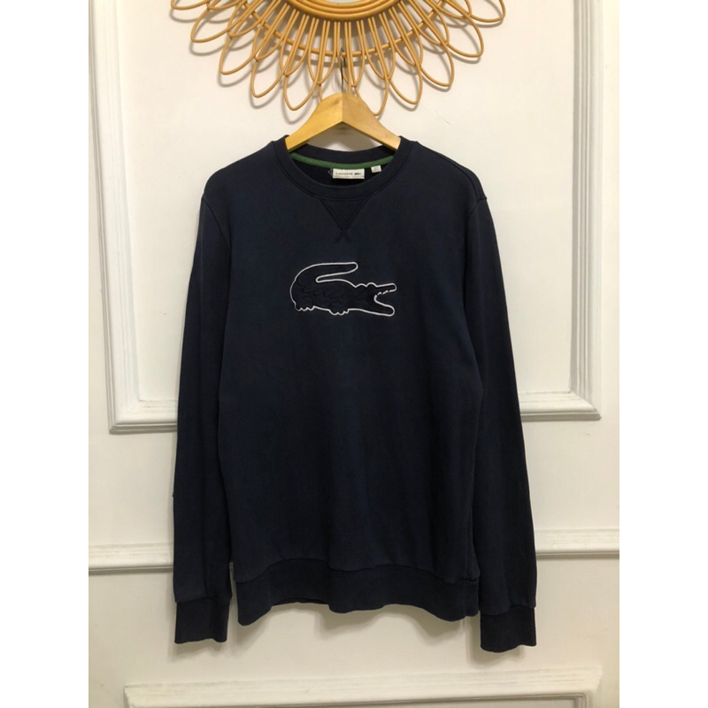 Crewneck lacoste big logo / lacoste big logo / sweater lacoste big logo