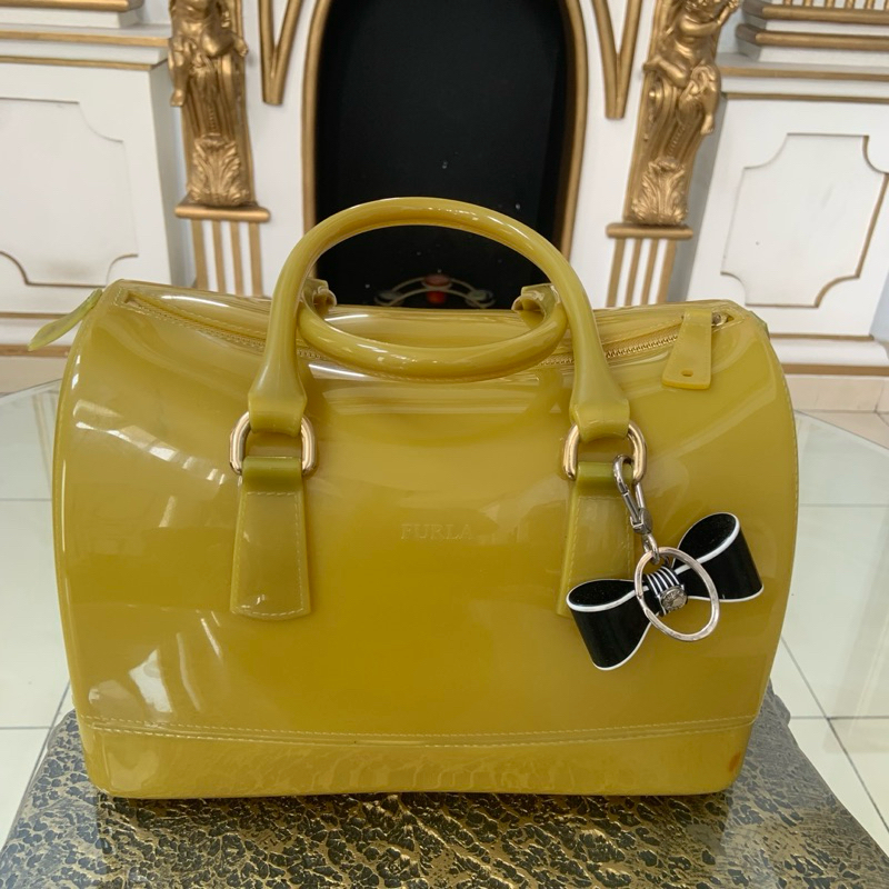 Preloved tas Furla jelly kondisi masih bagus