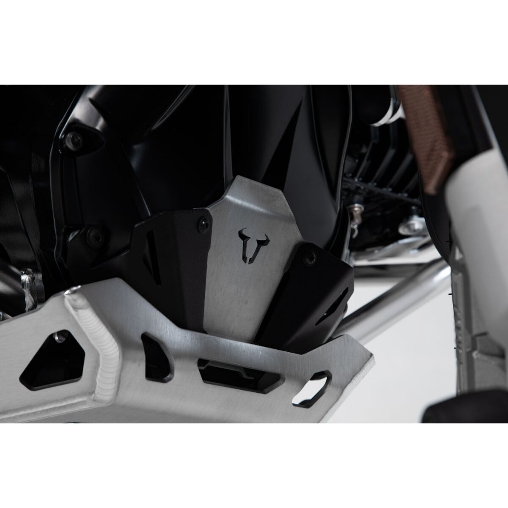 SW Motech Pelindung Mesin Motor Engine Guard BMW R1200 '12-'18 R1250 '18- Black/Silver