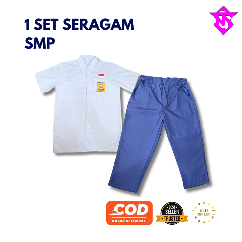 57 SET SERAGAM SMP PUTRA SET SERAGAM SMP PUTRA PREMIUM