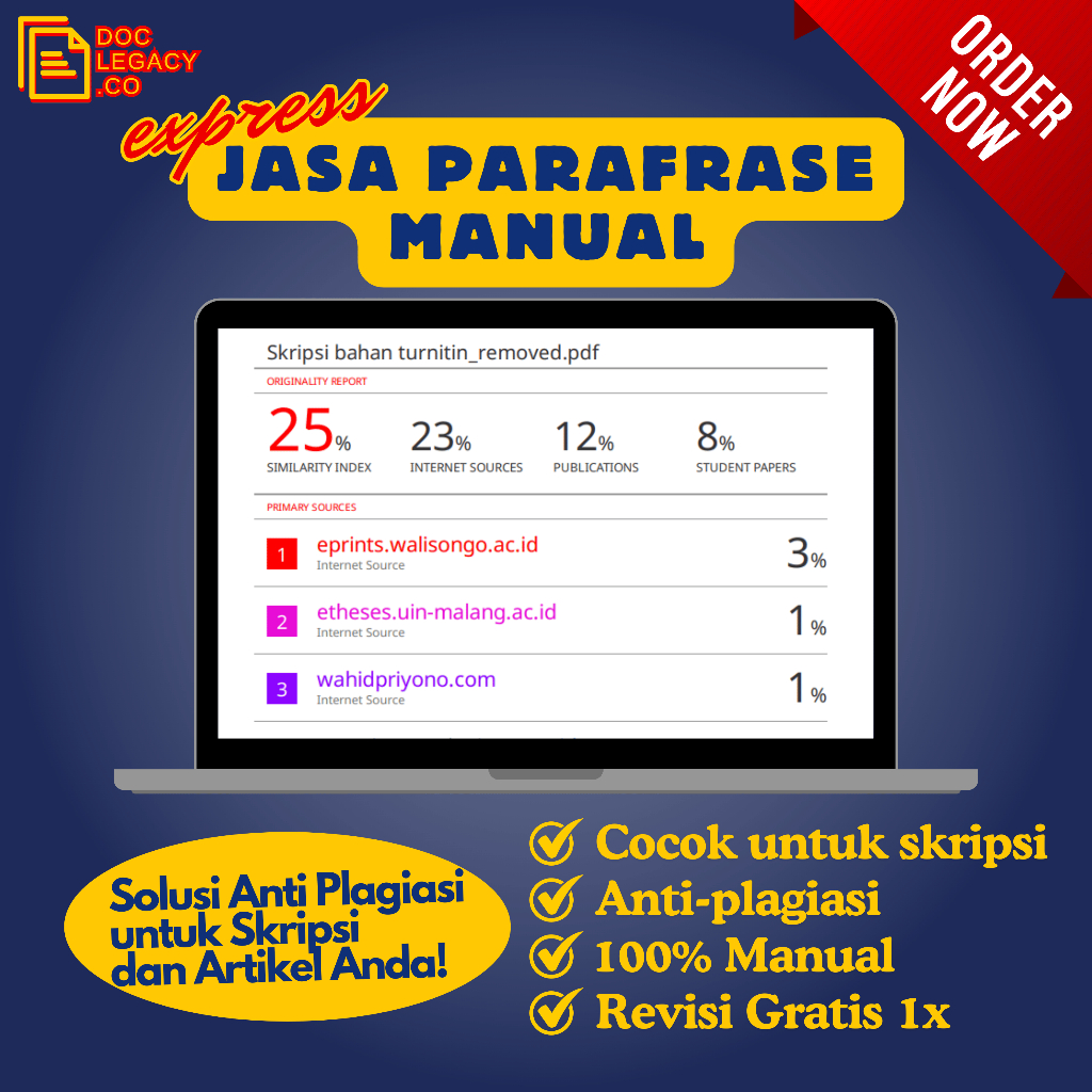 Parafrase Manual Skripsi dan Jurnal