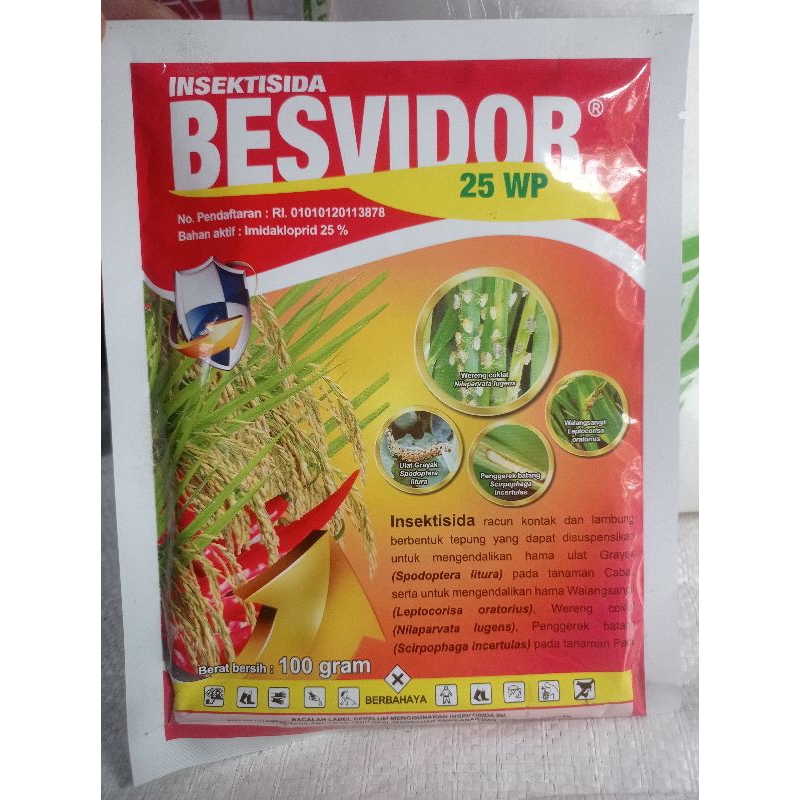 BESVIDOR 25 WP 100 GRAM IMIDAKLOPRID