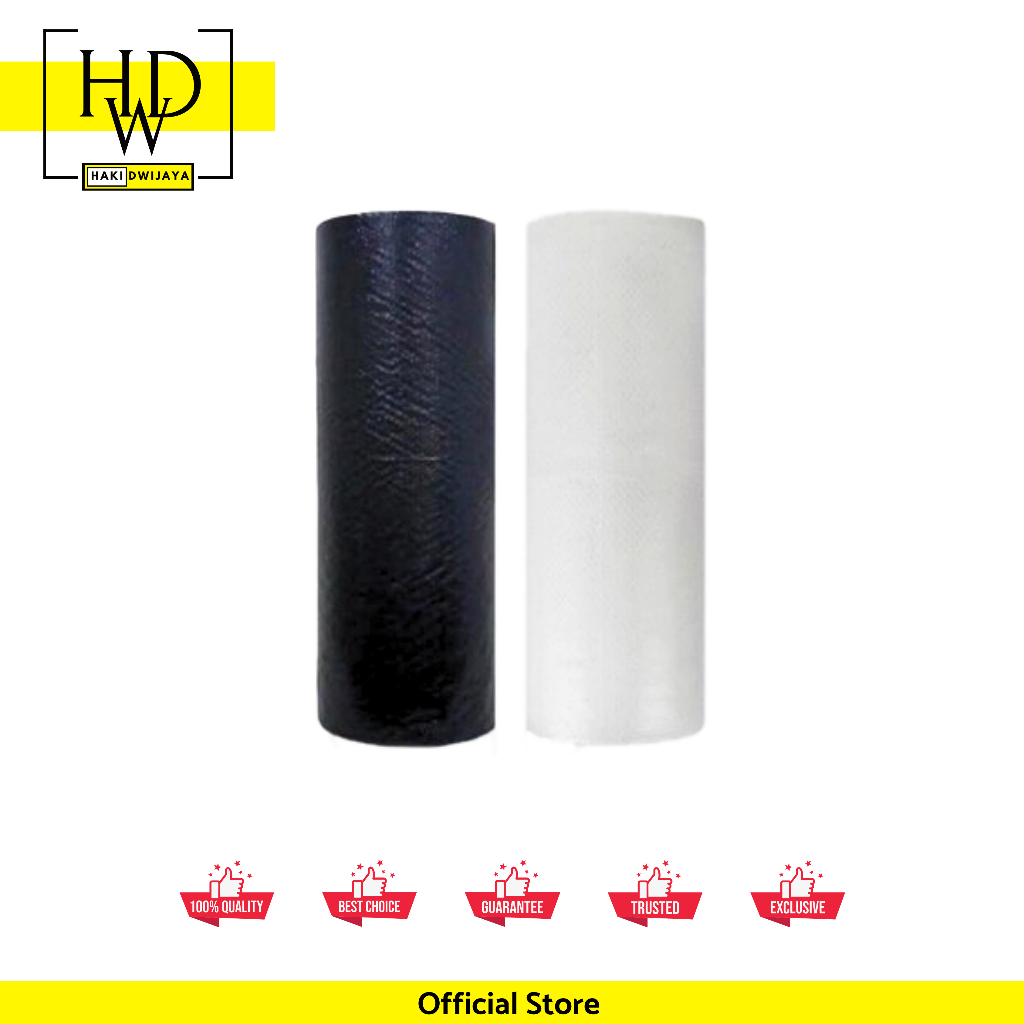 

Bubble Wrap 125CM x 2M Tebal Tanpa Core Hitam / Bening