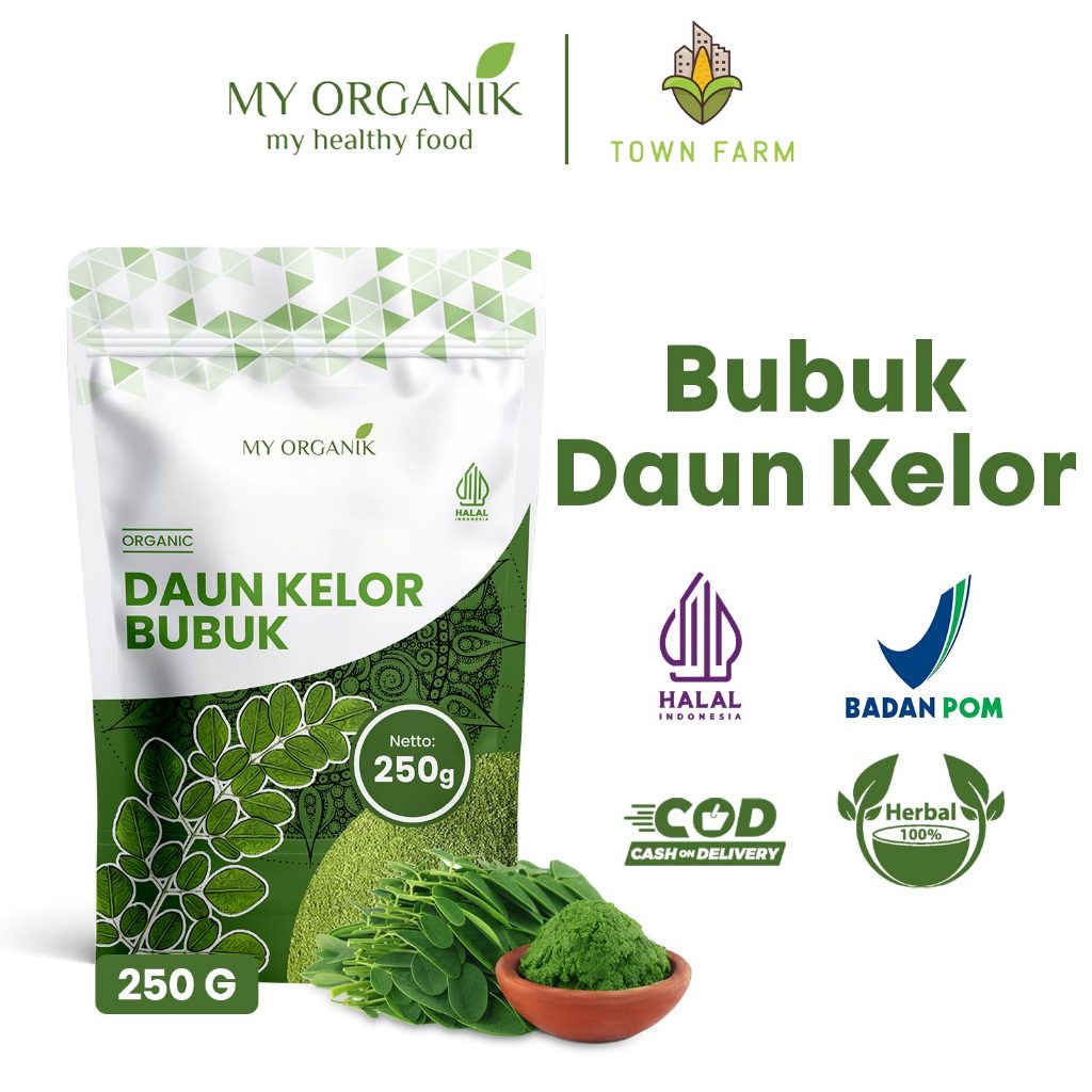 

My Organik Daun Kelor Moringa Bubuk 100% Murni Premium 250g