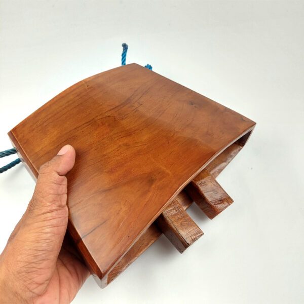 Kalung Sapi Lonceng Kerajinan Kayu Klasik Antik