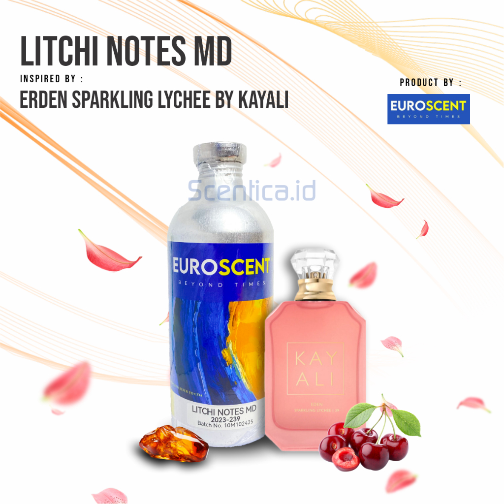 LITCHI NOTES MD BIBIT PARFUM BY EURO SCENT KEMASAN SEGEL