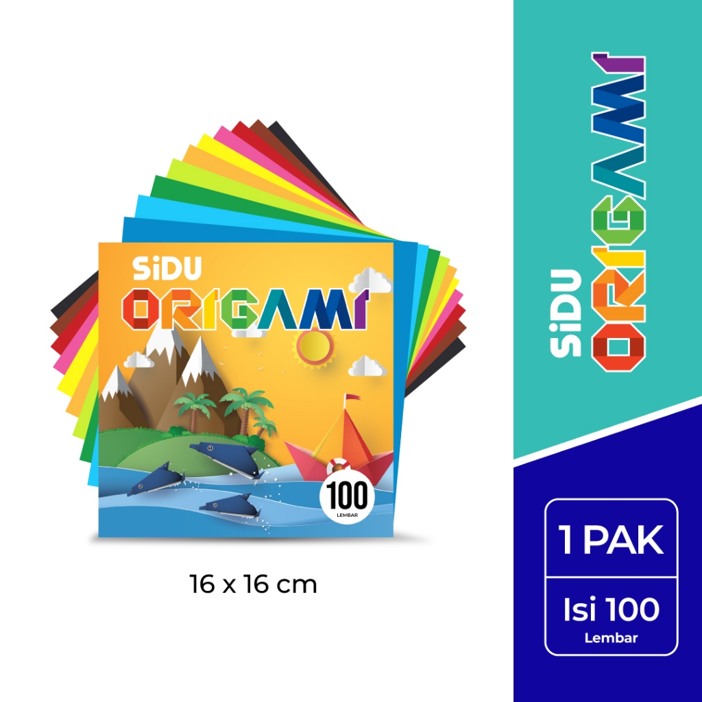 

SIDU Kertas Origami 16 x 16 cm - 100 Lembar