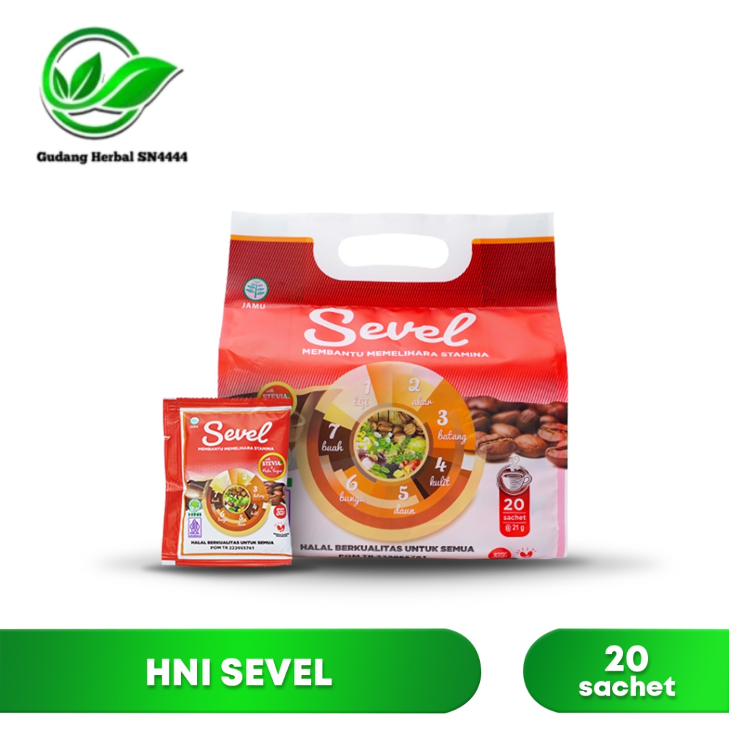 

HNI Kopi Sevel 7elemen herbal kopi HNI Isi 20 sachet & 10 sachet