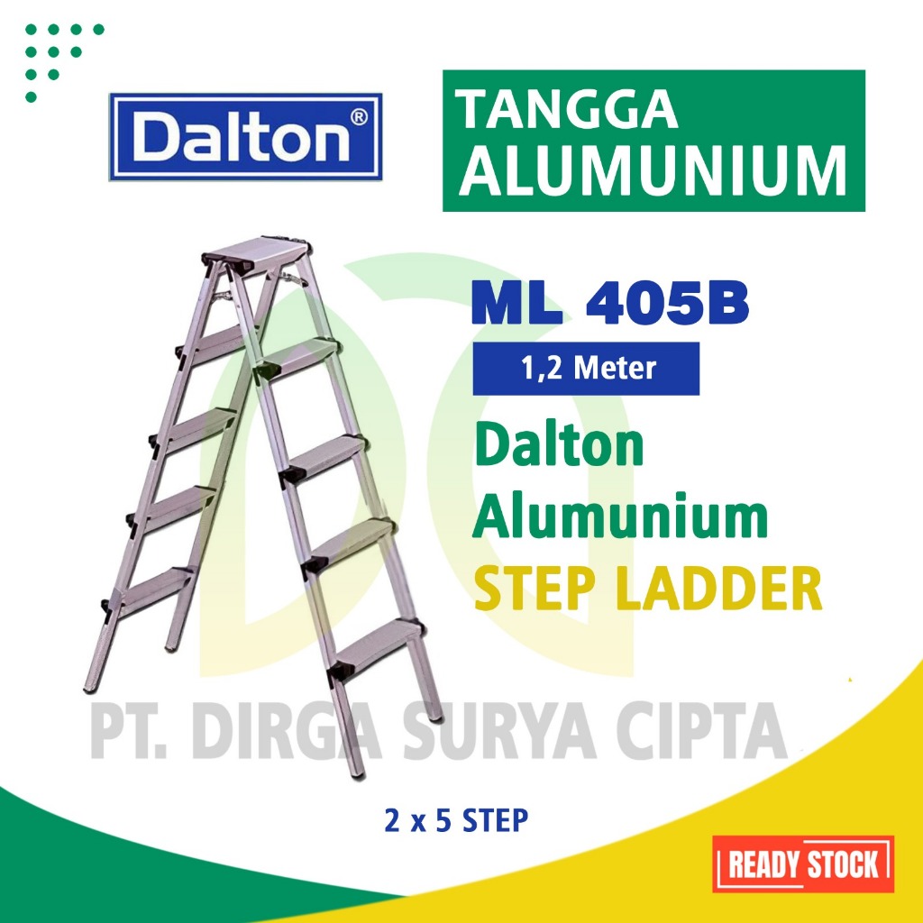 tangga lipat Alumunium dalton 5 step