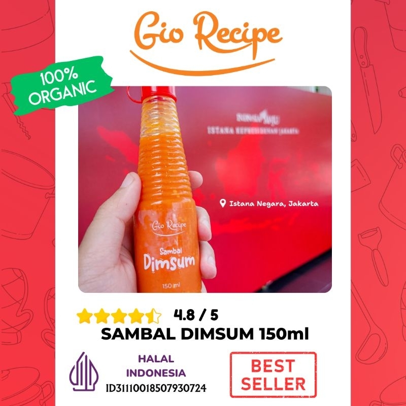 

Gio Recipe Sambal Dimsum 150ml