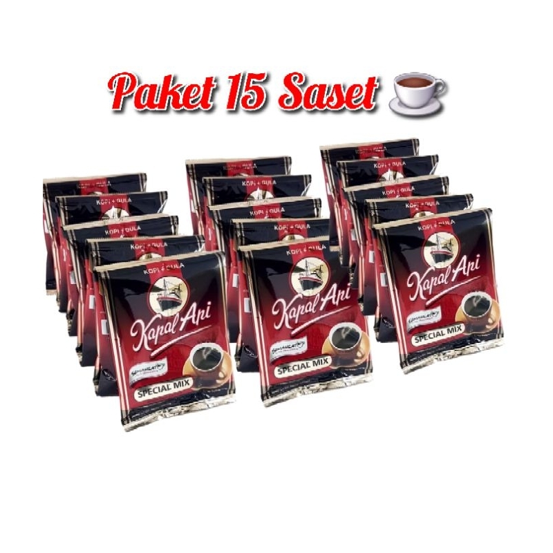 

15 Saset Kopi Kapal Api Special Mix