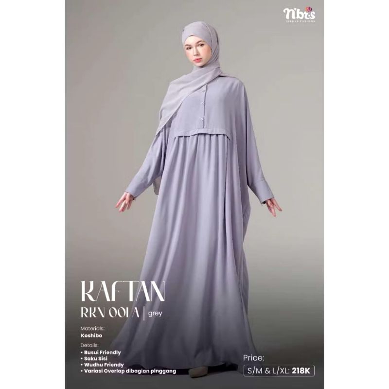 GAMIS NIBRAS RKN 001 A //ABAYA NIBRAS//BUSANA MUSLIM NIBRAS