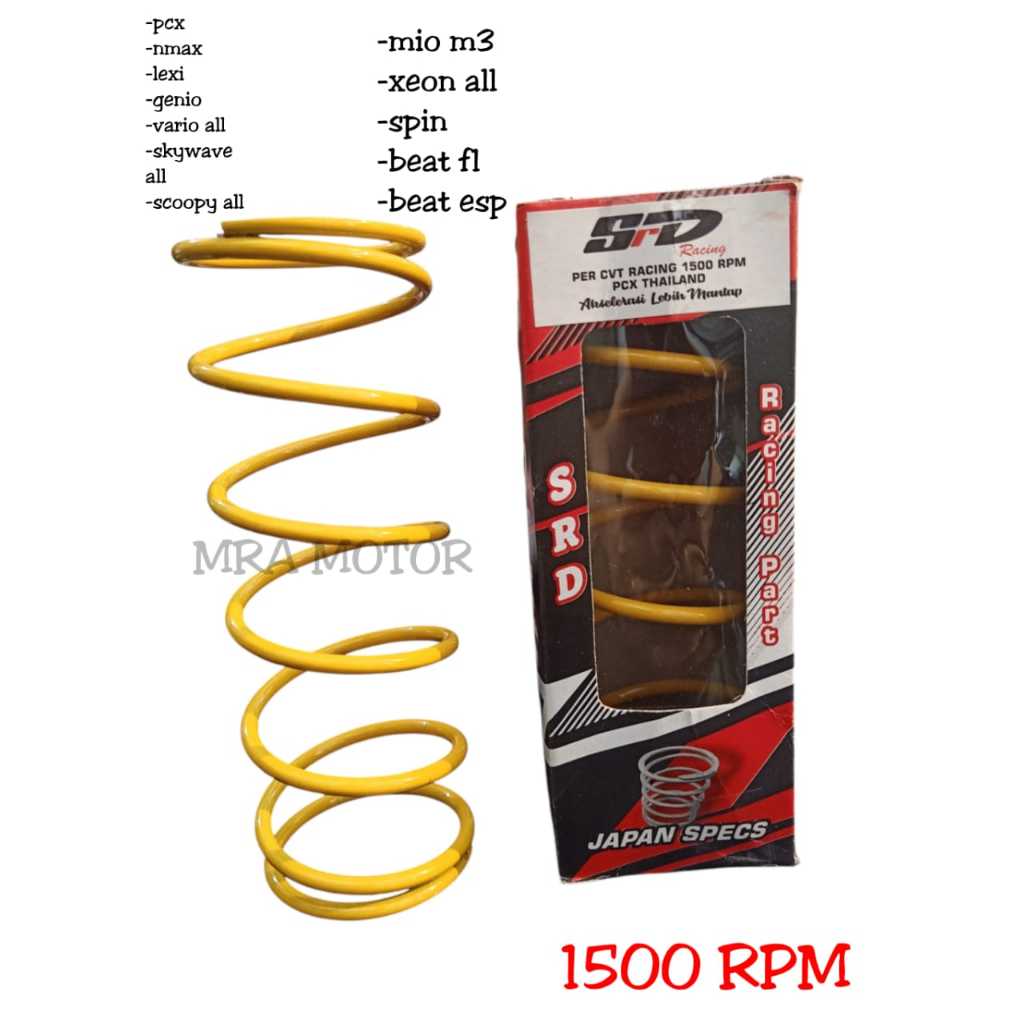 PER VER CVT RACING 1500 RPM PCX THAILAND SRD