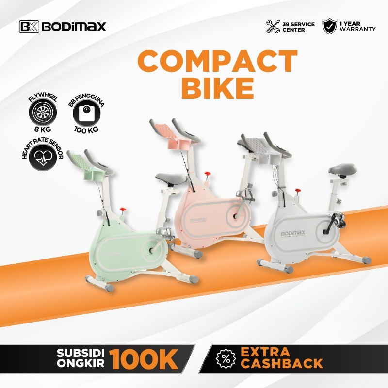 BODIMAX COMPACT BIKE / SEPEDA STATIS / SPINNING BIKE / ALAT GYM / FITNESS