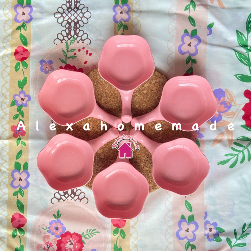 

mangkok sambal bunga pink ( satuan )