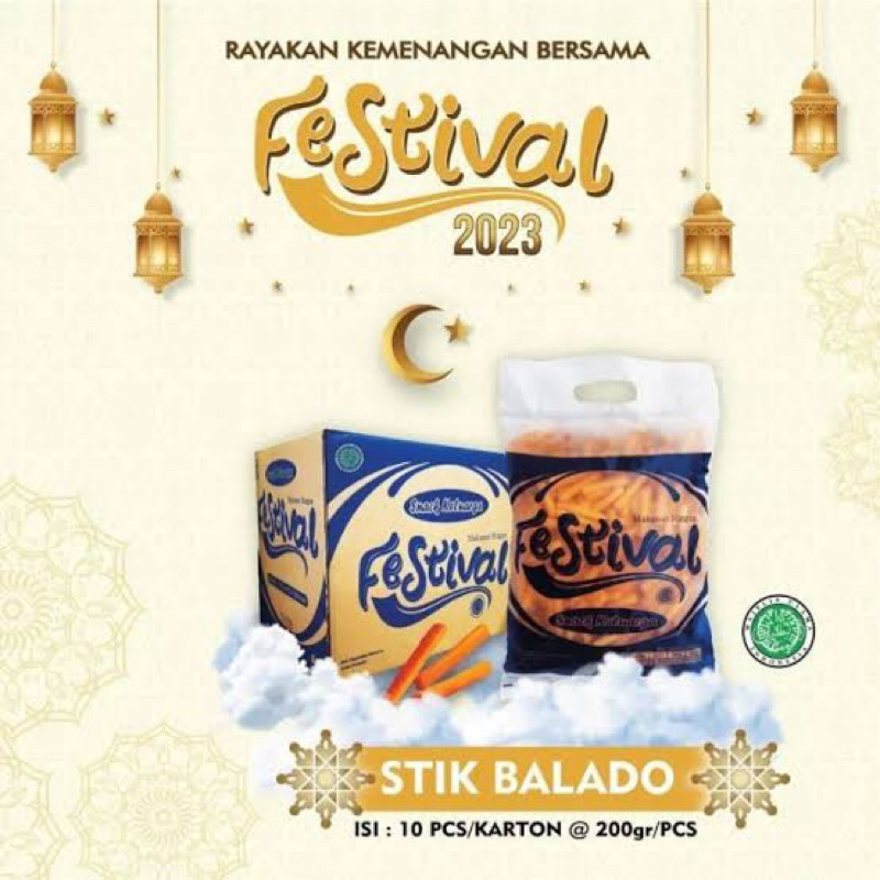 

FESTIVAL SNACK ISI 10/carton 200gr
