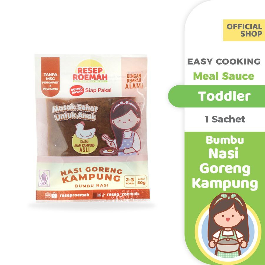 

Resep Roemah / Bumbu Nasi / Nasi Goreng Kampung / Bumbu Instant Anak - 50g