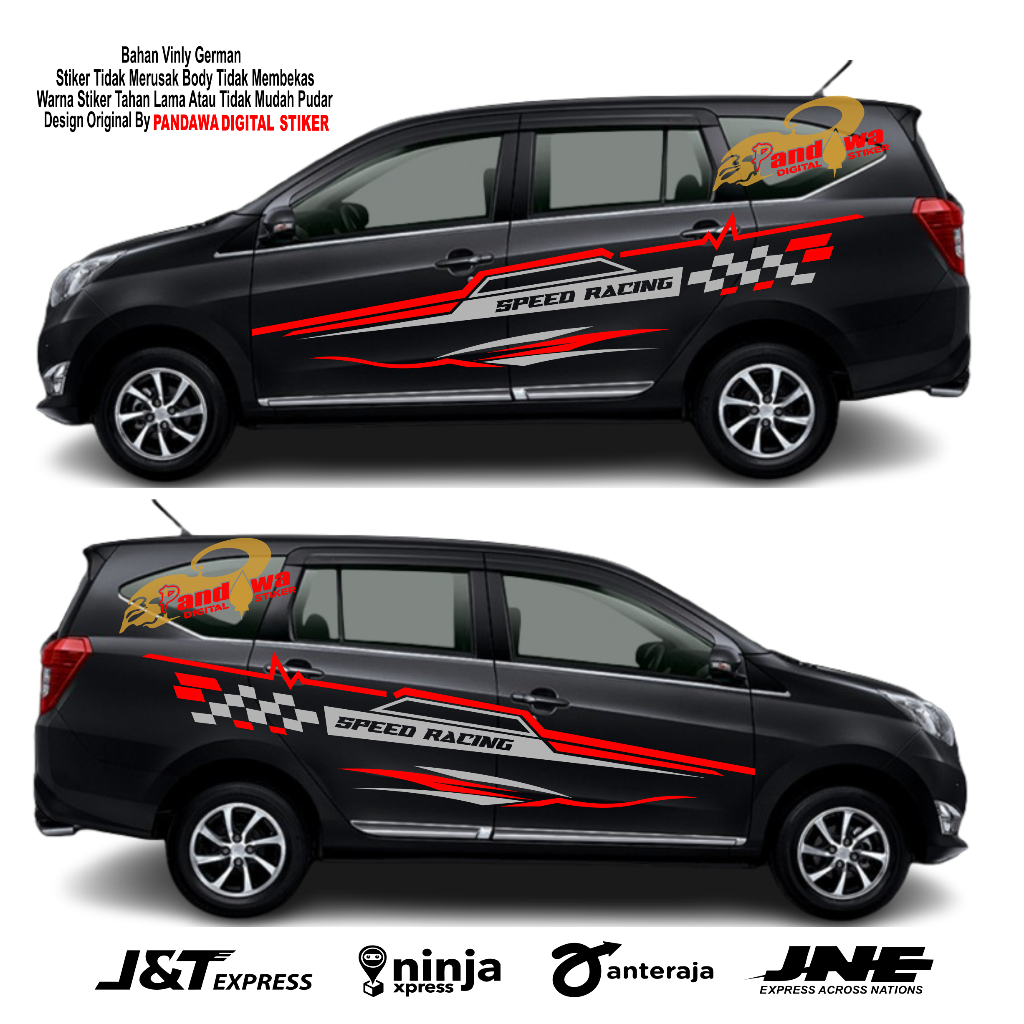 Stiker mobil sigra sticker mobil sigra cuting stiker body mobil sigra