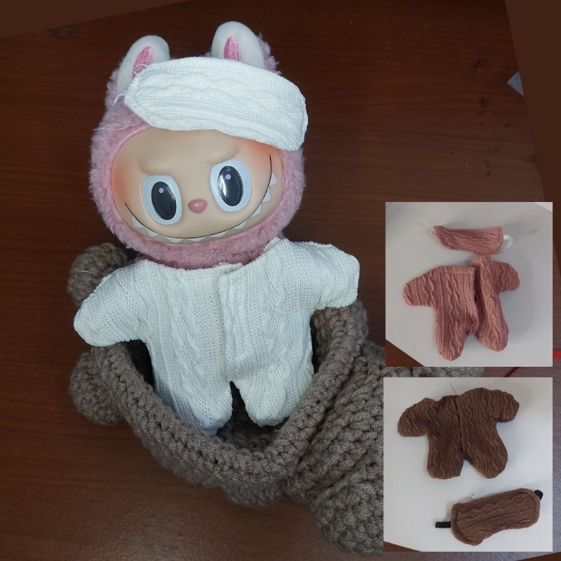 kostum baju tidur labubu kasur boneka tempat tidur