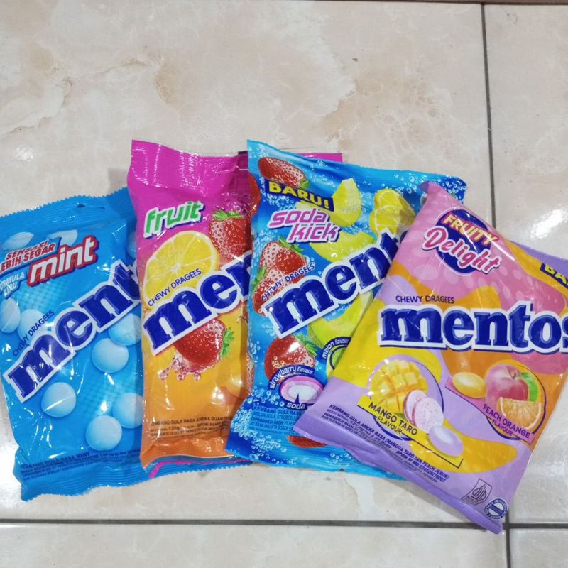 

Mentos bag isi ±50 - ±45