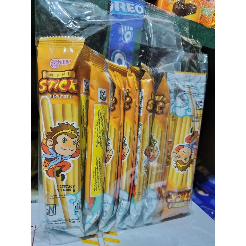 

Nissin Mini Stick Biskuit Stik ( isi 10 pcs )