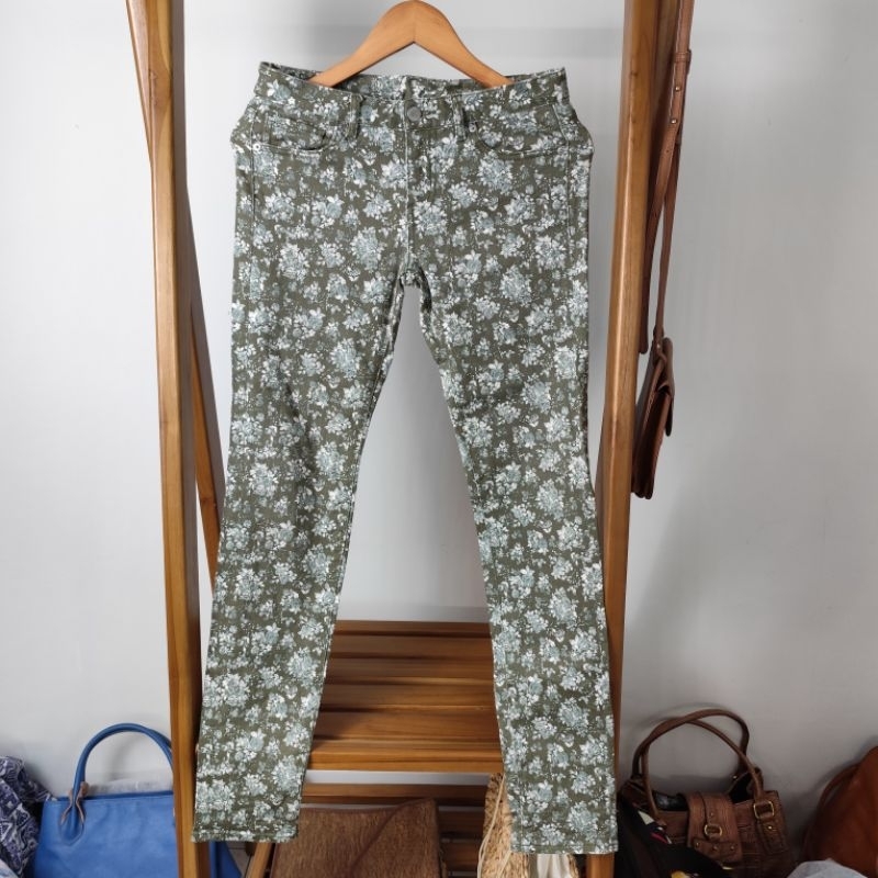 Celana Panjang Bunga Branded Original