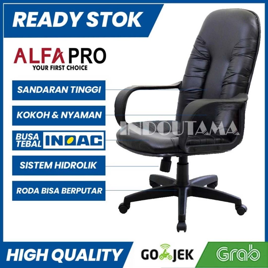 Kursi Kantor Dom 35 Kursi denver medium Sandaran Pendek Murah Berkualitas