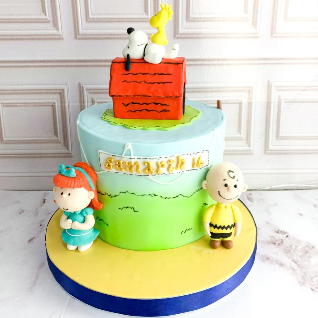

Kue Ulang Tahun/Birthday Cake/Kue Ultah tema Snoopy/Kue Birthday jakarta/snoopy