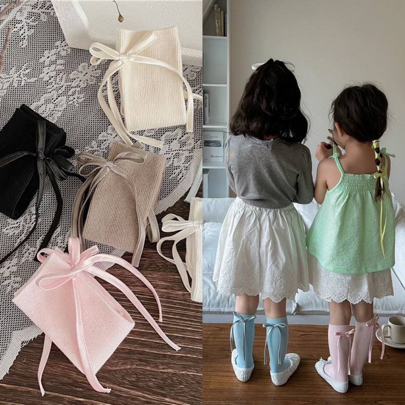 PAULANDPHOEBE - Louisa Girls Knee Socks | Kaos Kaki Anak Perempuan (E6)