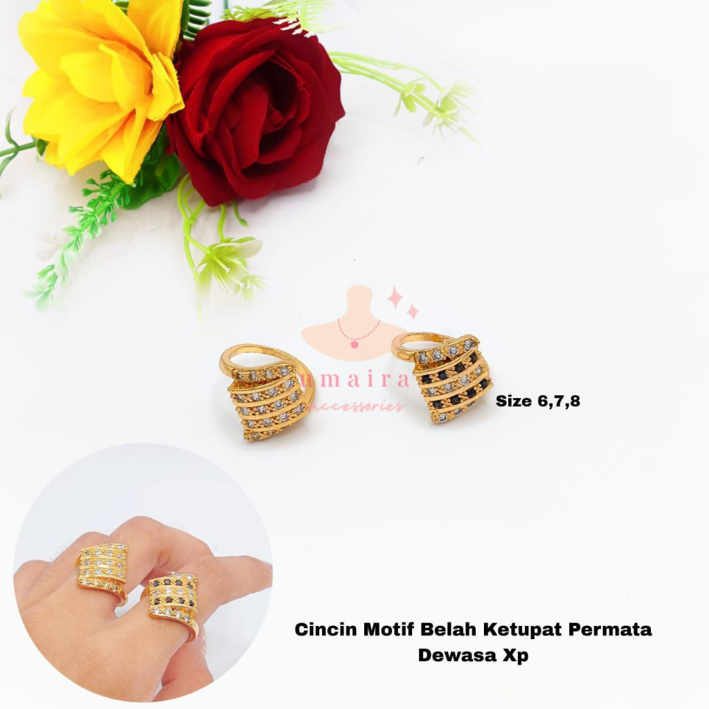 Cincin Wanita Permata - Cincin Wanita Tebaru - Cincin Fashion Permata Wanita