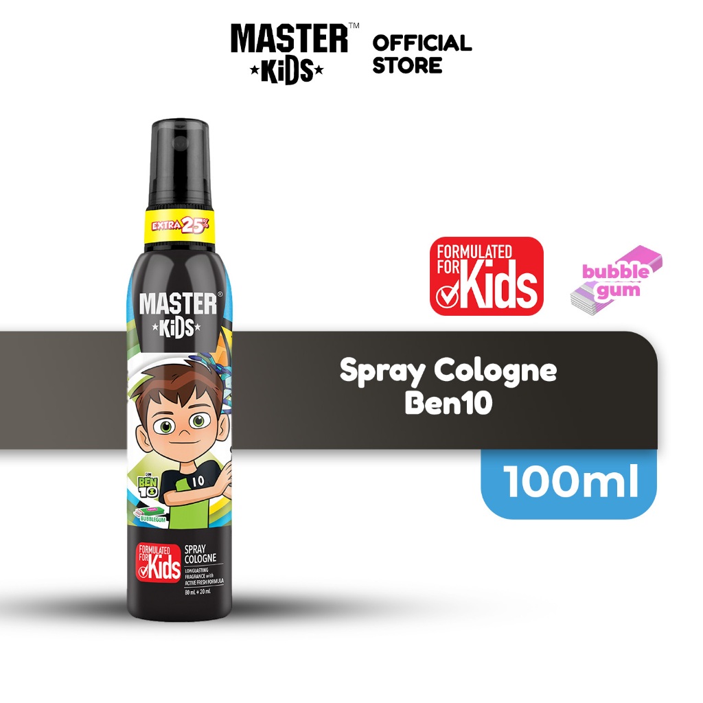 Master Kids Spray Cologne Ben 10 Botol 100ml