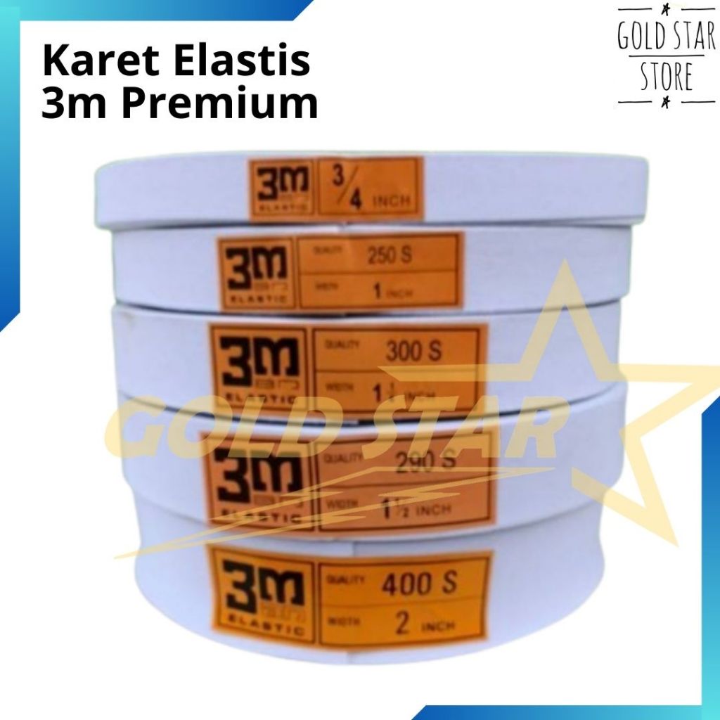 Karet Elastis 3m Karet Elastis Premium 3m Karet 3m Karet Seprei Karet Celana Karet Elastik