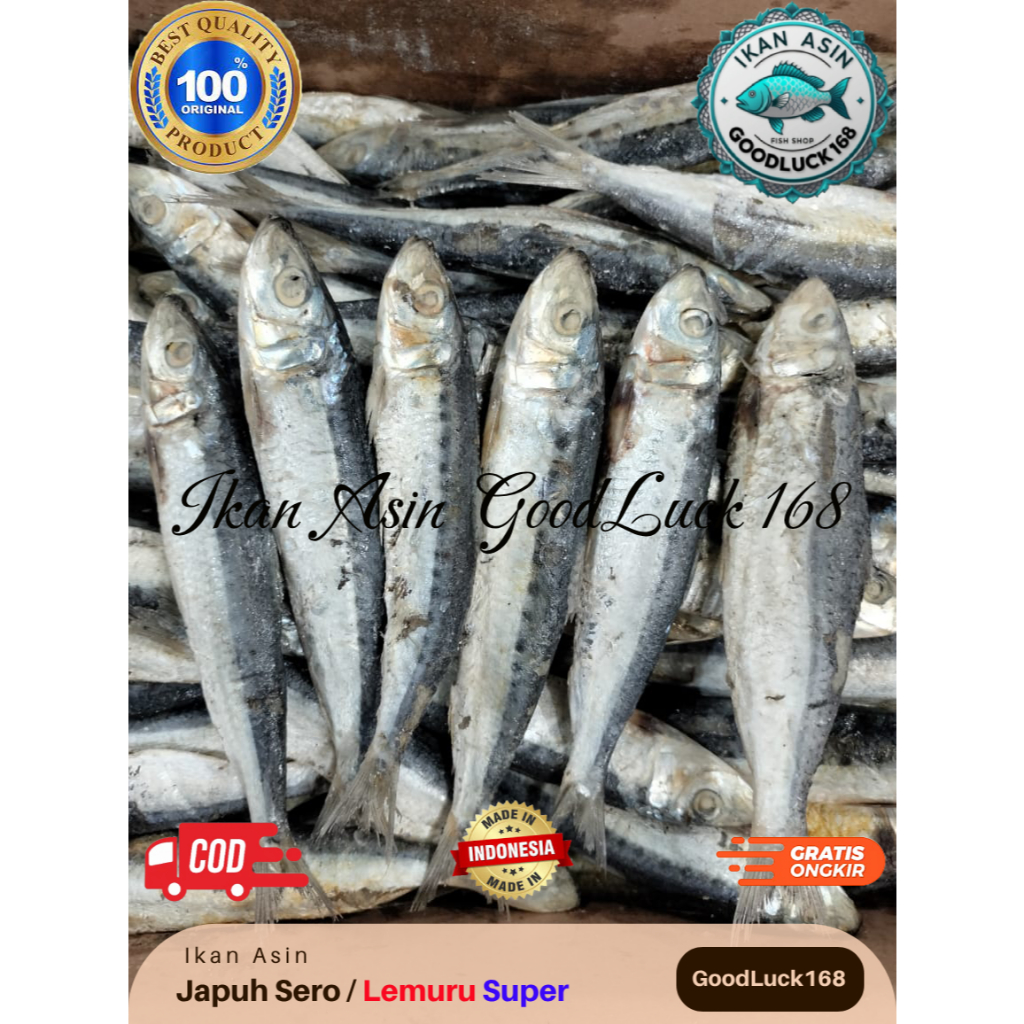 

Ikan Asin Japuh Sero/Lemuru Asin Super